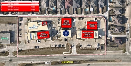 5101 Main Street, The Colony, TX à louer Plan de site– Image 1 sur 1