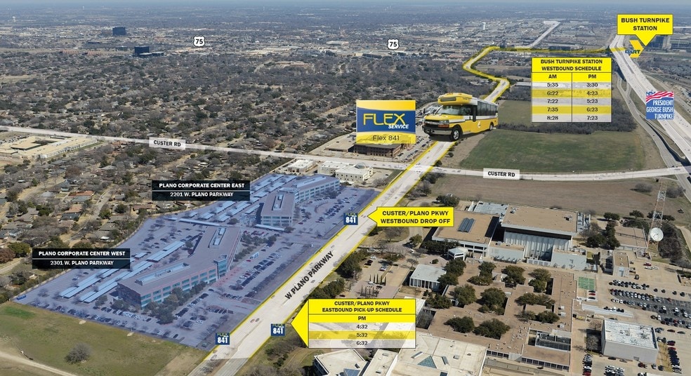 2201 W Plano Pky, Plano, TX à louer - Aérien – Image 2 sur 12