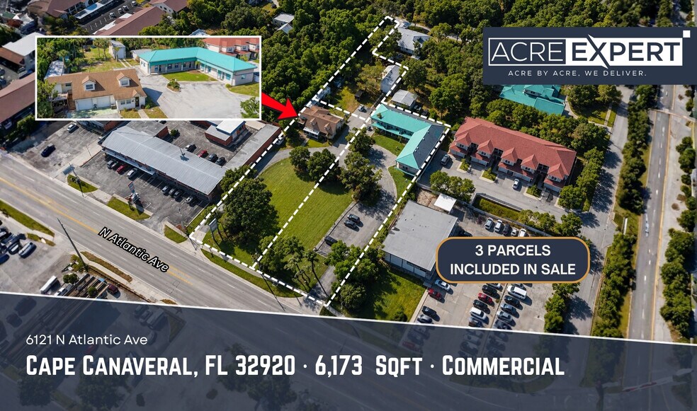 6121 N Atlantic Ave, Cape Canaveral, FL à vendre - Photo de l’immeuble – Image 1 sur 5