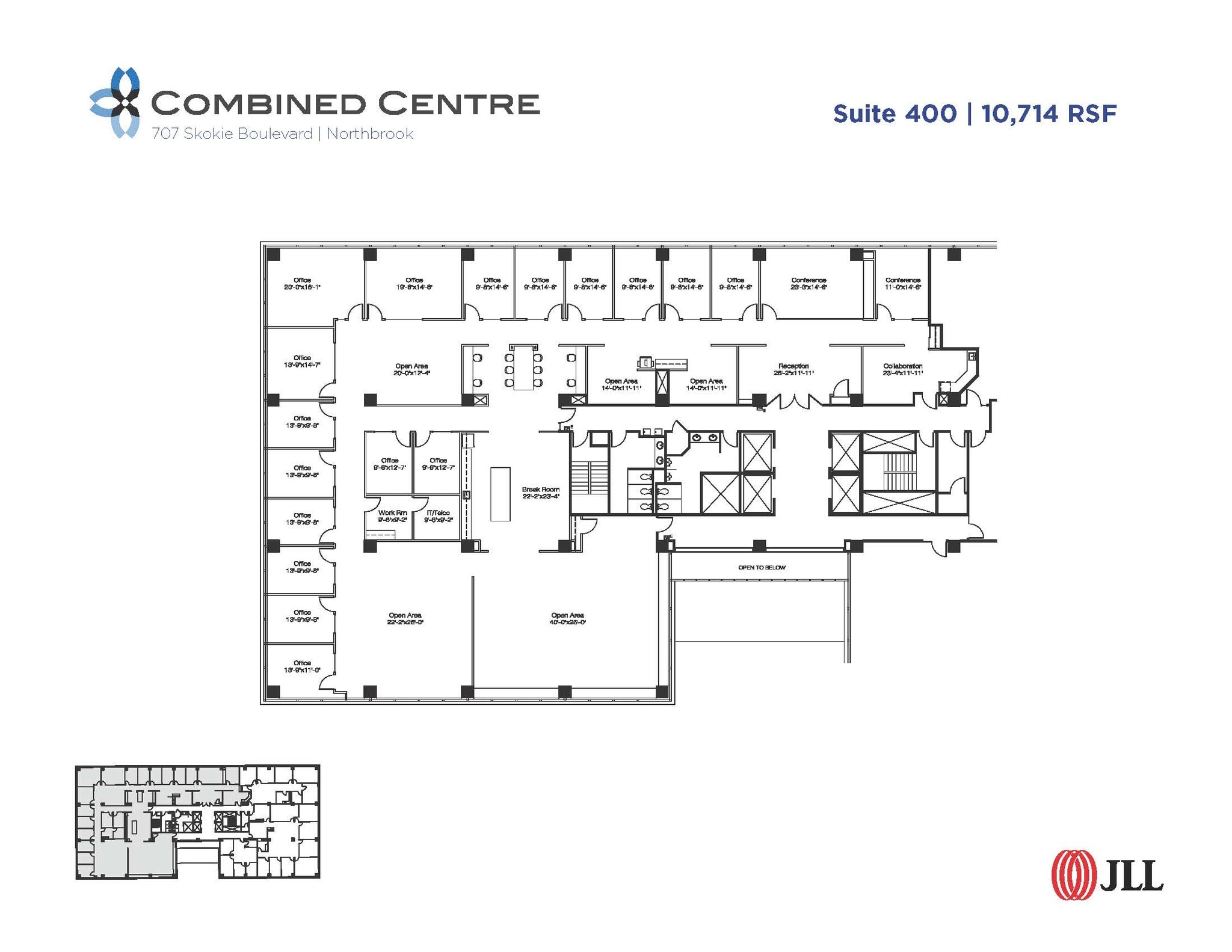 707 Skokie Blvd, Northbrook, IL à louer Plan d’étage– Image 1 sur 1