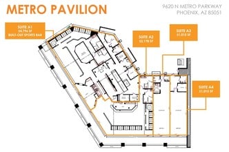 9620 N Metro Pky W, Phoenix, AZ à louer Plan de site– Image 1 sur 1