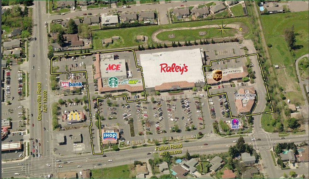 1407-2575 Fulton Rd, Santa Rosa, CA à louer - Aérien – Image 3 sur 4