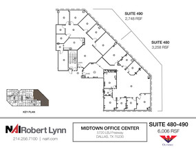 5720 Lyndon B Johnson Fwy, Dallas, TX à louer Plan d’étage– Image 2 sur 2