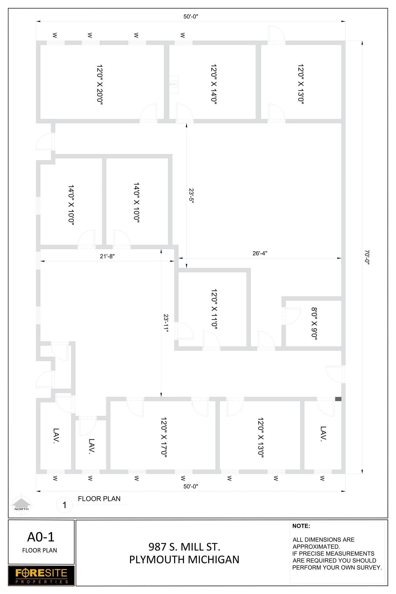 987 S Mill St, Plymouth, MI à louer Plan de site– Image 1 sur 1
