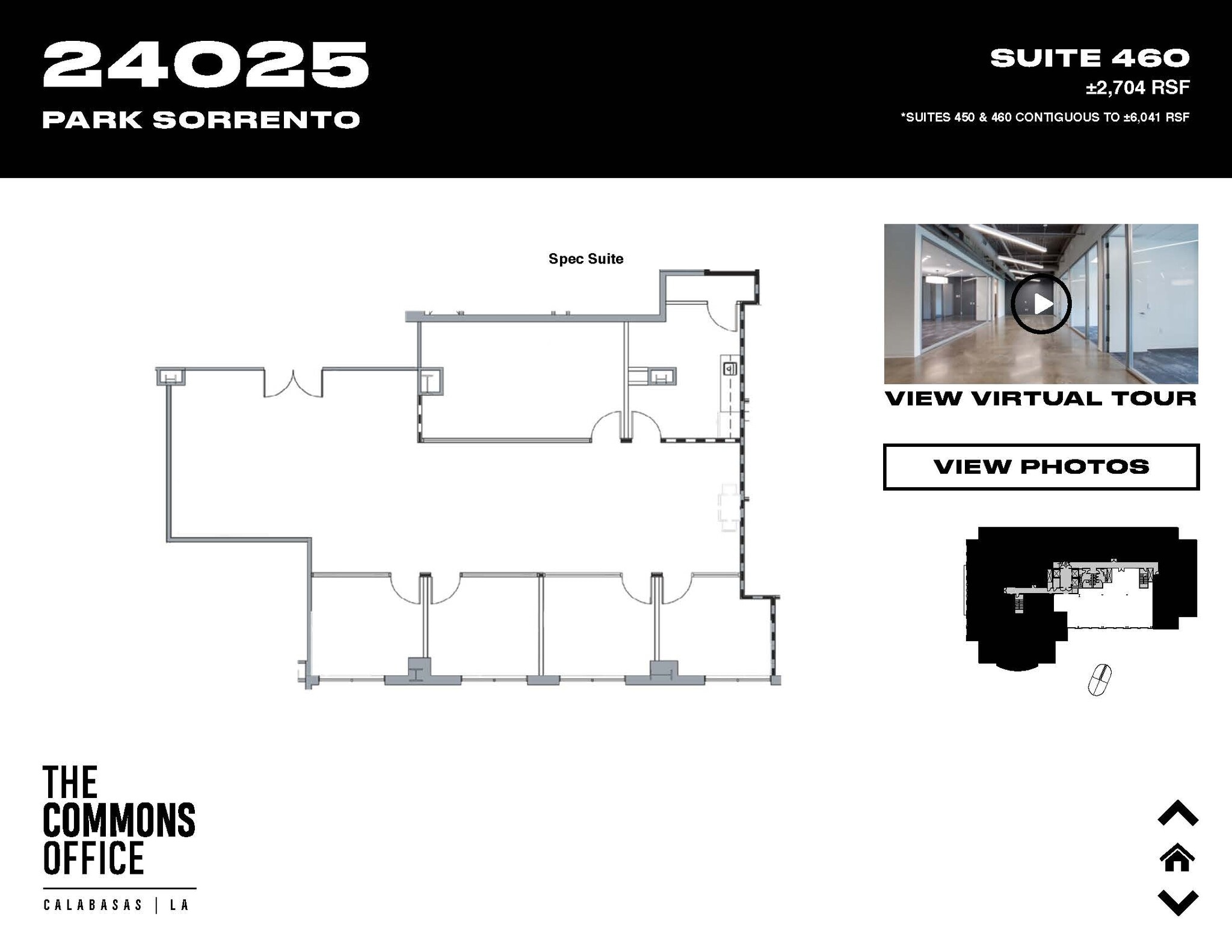 24025 Park Sorrento, Calabasas, CA à louer Plan d’étage– Image 1 sur 10