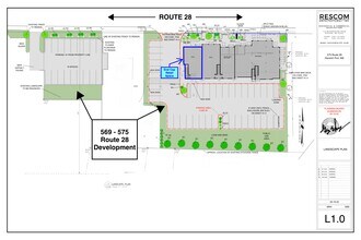 575 Route 28 Rd, Harwich Port, MA à louer Plan de site– Image 2 sur 2