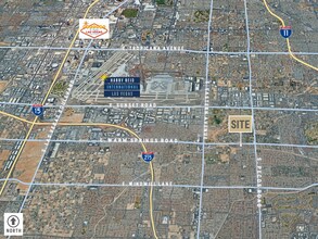 3183 E Warm Springs Rd, Las Vegas, NV - Vue aérienne vue de carte