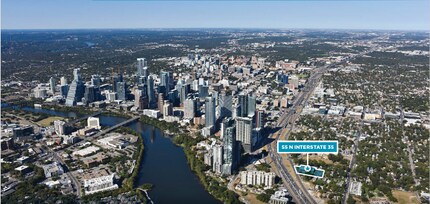 55 N Interstate 35, Austin, TX - VUE AÉRIENNE  vue de carte
