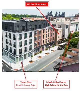 Plus de détails pour 313 E 3rd St, Bethlehem, PA - Local commercial à vendre