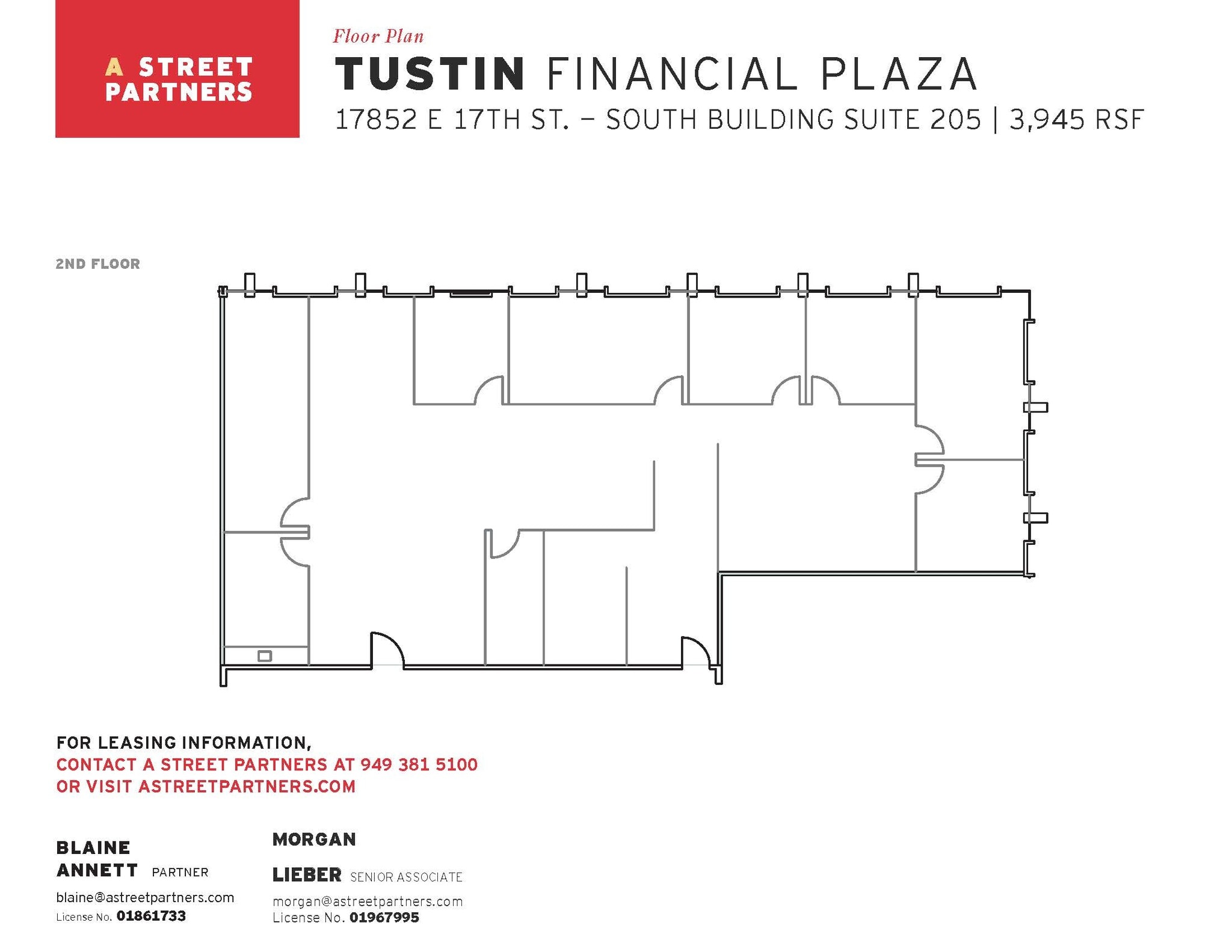 17852 E 17th St, Tustin, CA à louer Plan d’étage– Image 1 sur 1