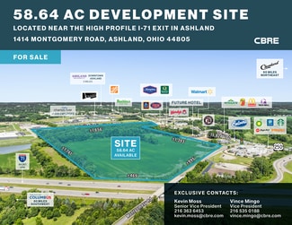 Plus de détails pour 1414 Montgomery Rd, Ashland, OH - Terrain à vendre