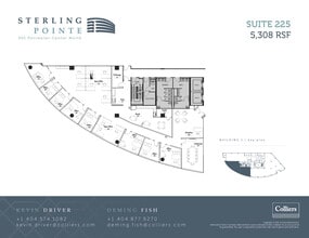 301 Perimeter Ctr N, Atlanta, GA à louer Plan d’étage– Image 2 sur 2