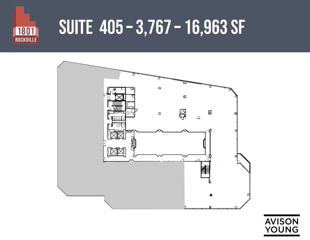 1801 Rockville Pike, Rockville, MD à louer Plan d’étage– Image 1 sur 1