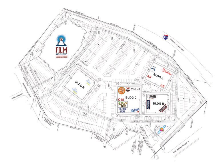 10301 N Rodney Parham Rd, Little Rock, AR à louer - Plan de site – Image 2 sur 10