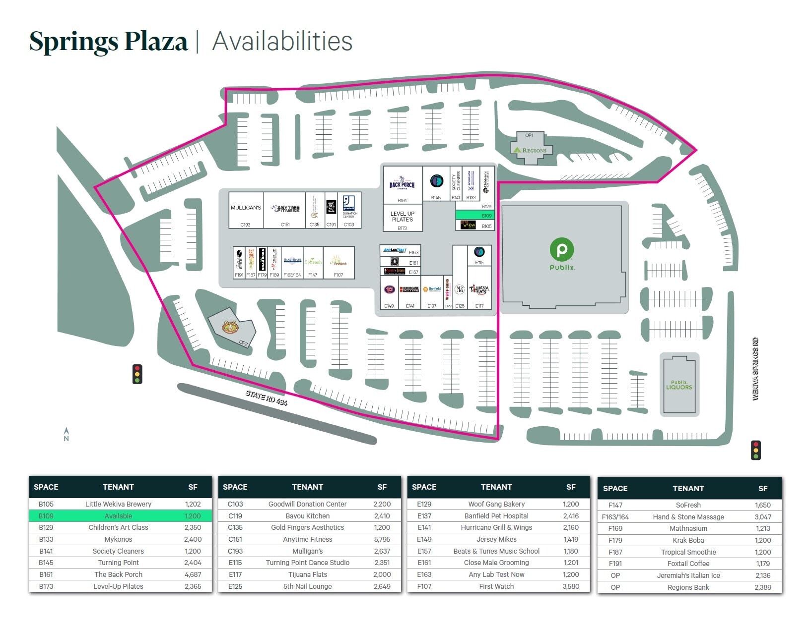 2401 W State Road 434, Longwood, FL à louer Plan de site– Image 1 sur 1