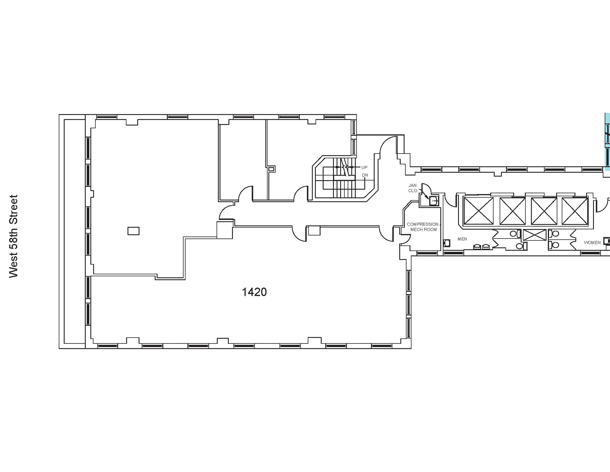 119-121 W 57th St, New York, NY à louer Plan d’étage– Image 1 sur 1
