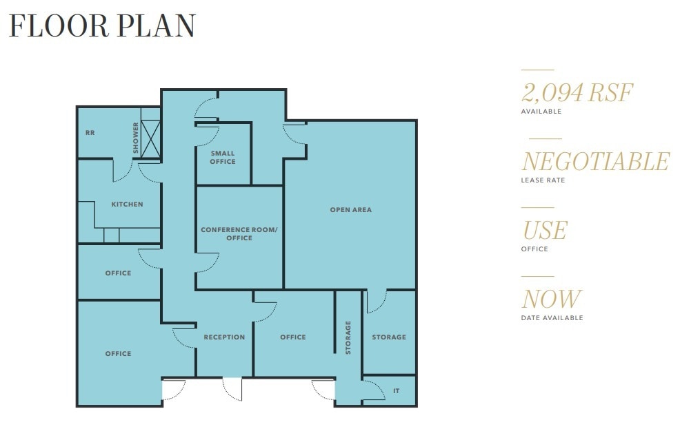 543 Encinitas Blvd, Encinitas, CA à louer Plan d’étage– Image 1 sur 1