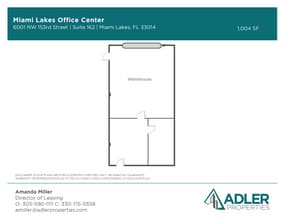 15291-15327 NW 60th Ave, Miami Lakes, FL à louer Plan d’étage– Image 1 sur 1