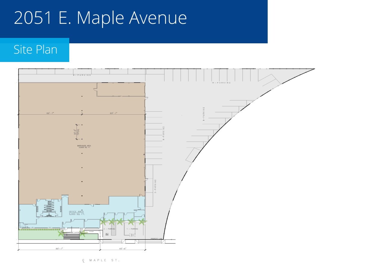 2051 E Maple Ave, El Segundo, CA à louer Plan d’étage– Image 1 sur 1