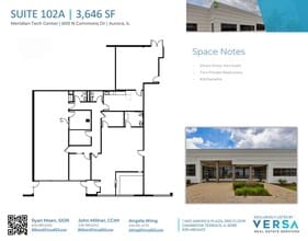 550 N Commons Dr, Aurora, IL à louer Plan d’étage– Image 2 sur 2