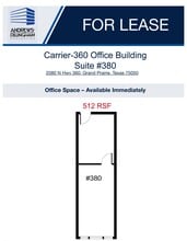 2080 N State Highway 360, Grand Prairie, TX à louer Plan d’étage– Image 1 sur 1