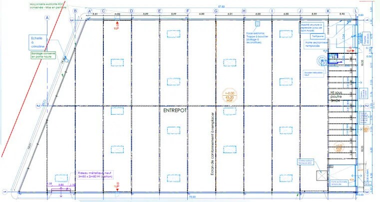 Industriel/Logistique dans Le Blanc-Mesnil à louer - Plan d’étage – Image 2 sur 2