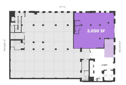 1212 Broadway, Oakland, CA à louer Plan d’étage– Image 1 sur 1