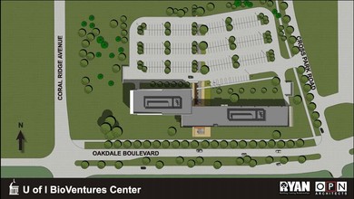 2500 Crosspark Rd, Coralville, IA - VUE AÉRIENNE  vue de carte