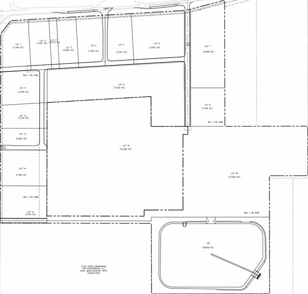 6250 Wt Montgomery, San Antonio, TX à vendre - Plan cadastral – Image 2 sur 3