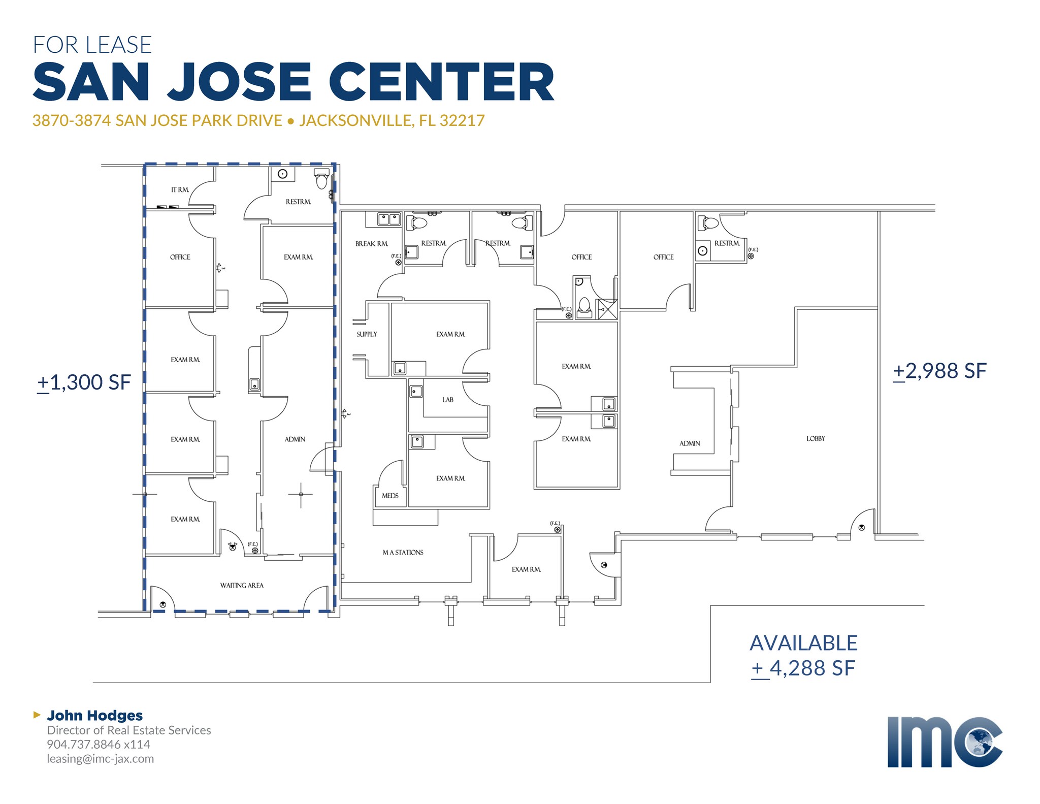 3926-3932 San Jose Park Dr, Jacksonville, FL à louer Photo intérieure– Image 1 sur 2