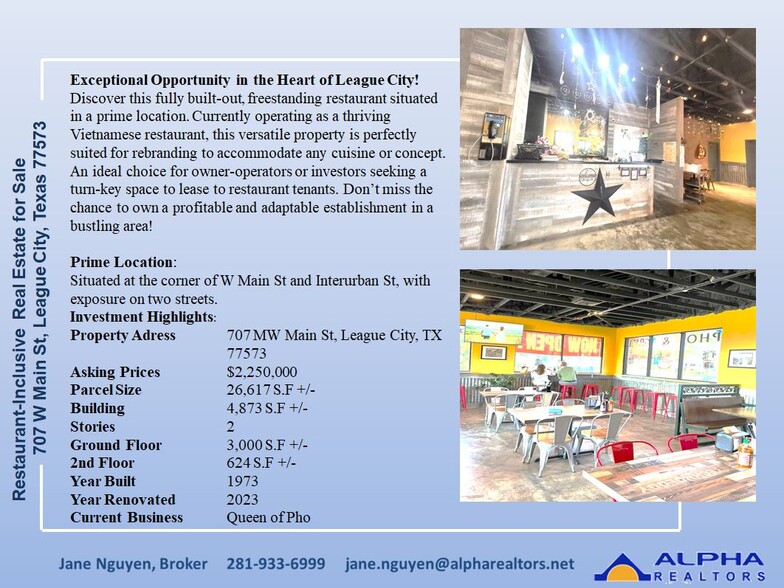 707 W Main St, League City, TX à vendre - Photo de l’immeuble – Image 2 sur 3