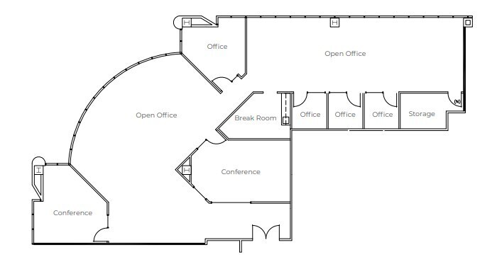 100 Century Center Ct, San Jose, CA à louer Plan d’étage– Image 1 sur 1