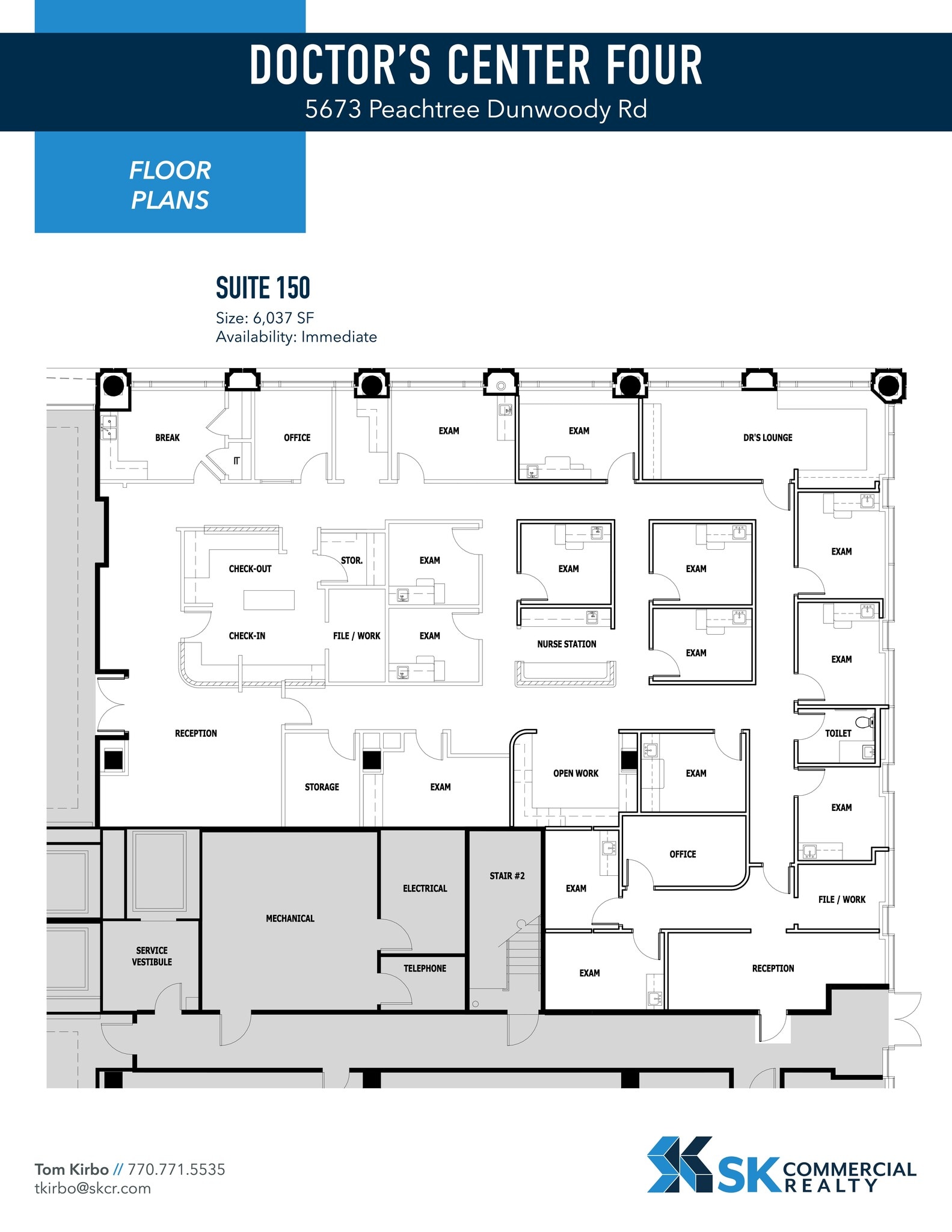 5673 Peachtree Dunwoody Rd NE, Atlanta, GA à louer Plan de site– Image 1 sur 1