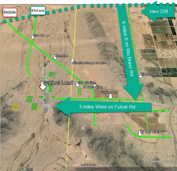 W. Fulcar Road & N.Black Mountain rd, Mobile, AZ à vendre - Photo principale – Image 1 sur 10