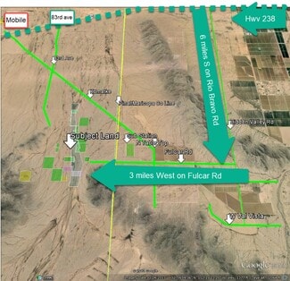 Plus de détails pour W. Fulcar Road & N.Black Mountain rd, Mobile, AZ - Terrain à vendre