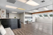 Main interior room. New Skylight windows with LVP