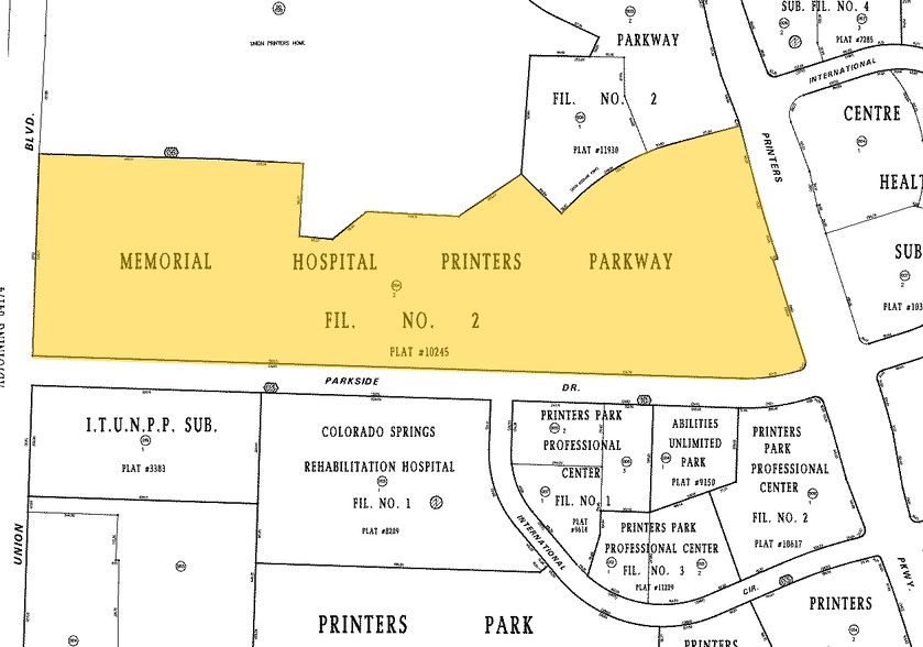 175 S Union Blvd, Colorado Springs, CO à louer - Plan cadastral – Image 3 sur 3