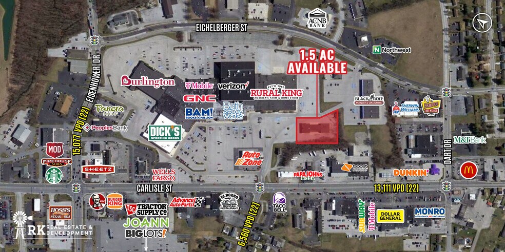 1155 Carlisle St, Hanover, PA à vendre - Photo principale – Image 1 sur 2