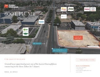 Plus de détails pour 600 E Plumb Ln, Reno, NV - Terrain à vendre