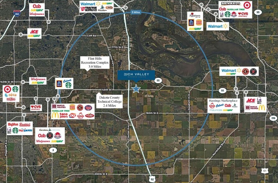 BTS 145th St NE, Rosemount, MN à louer - Aérien – Image 2 sur 2