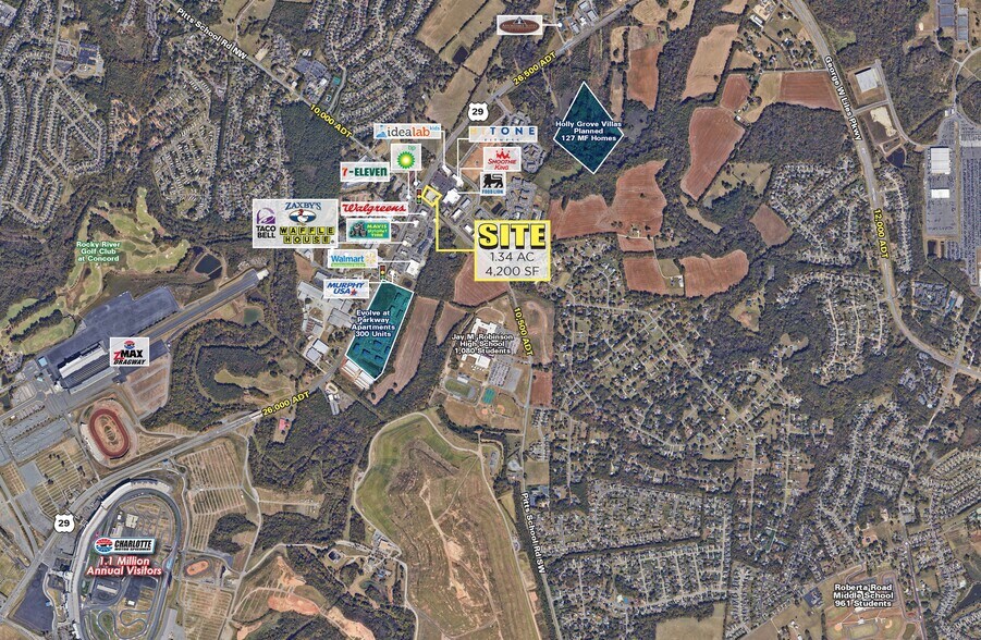 3699 Concord Pky S, Concord, NC à louer - Aérien – Image 2 sur 7