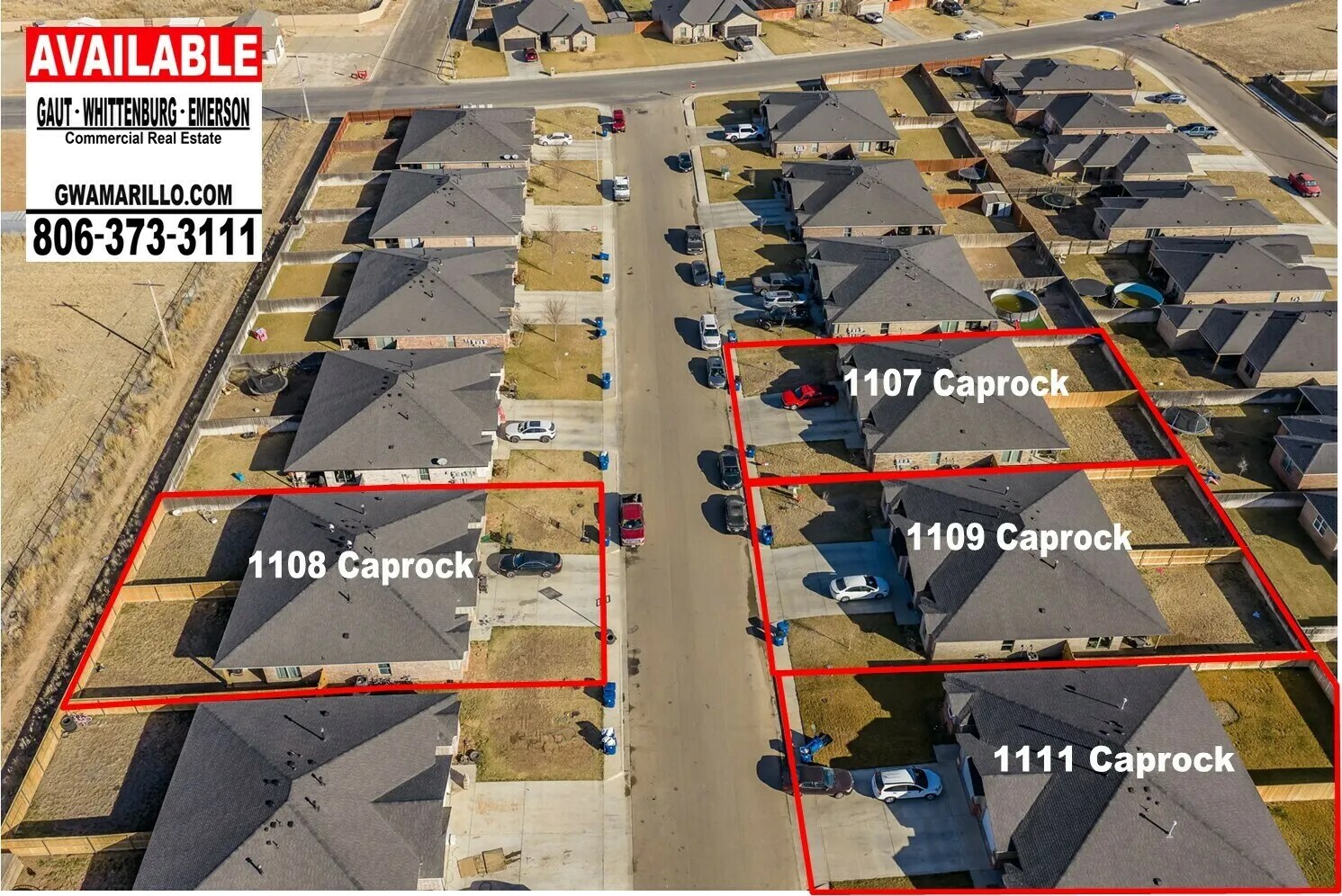 1107 Caprock - Four Duplex Portfolio portefeuille de 4 biens à vendre sur LoopNet.fr Aérien– Image 1 sur 25