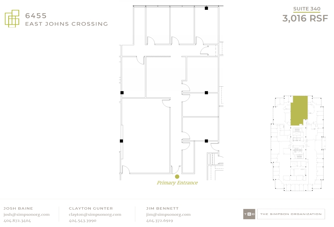 6455 E Johns Xing, Johns Creek, GA à louer Plan d’étage– Image 1 sur 1