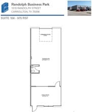 1510 Randolph St, Carrollton, TX à louer Plan d’étage– Image 1 sur 1