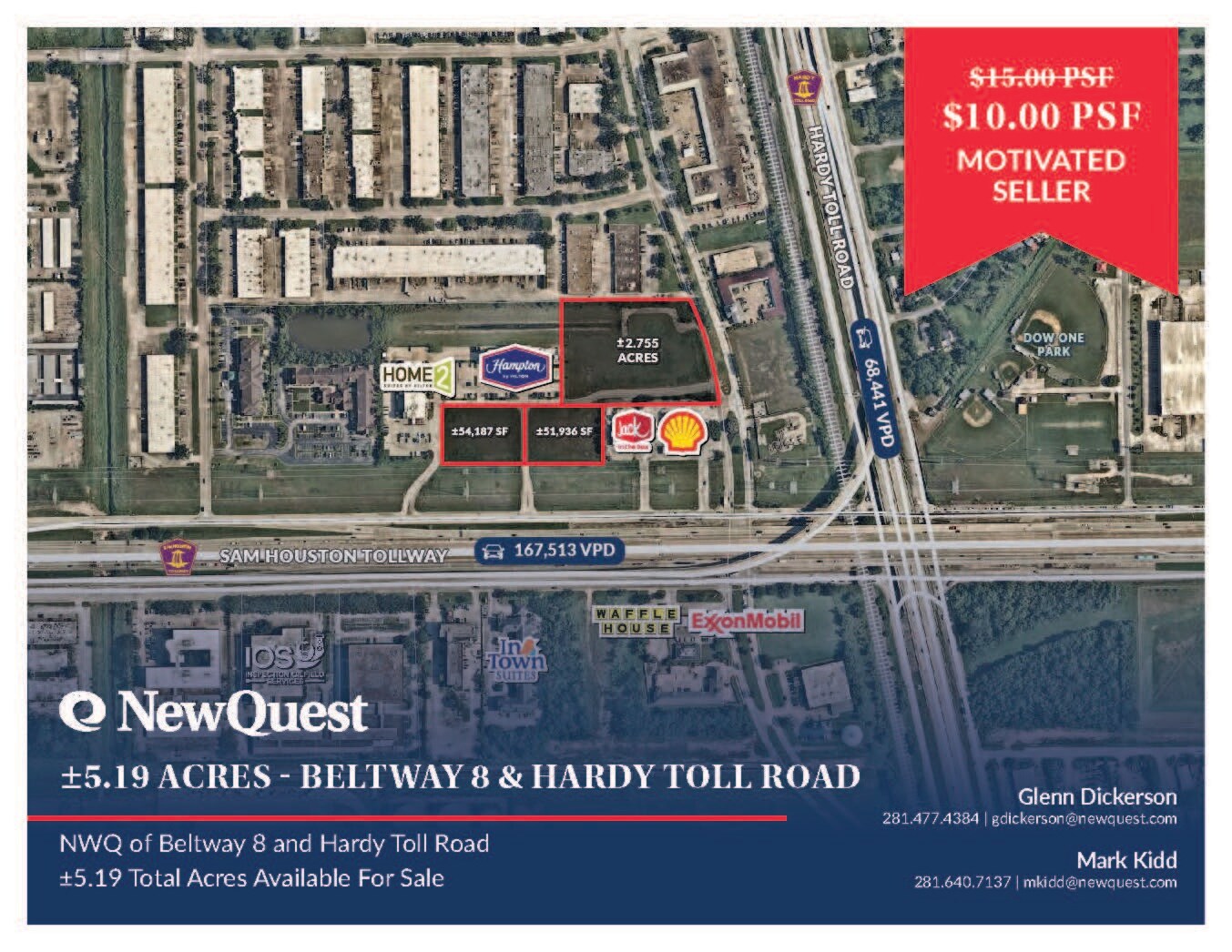 NWC Beltway 8 & Hardy Rd, Houston, TX à vendre Photo principale– Image 1 sur 3