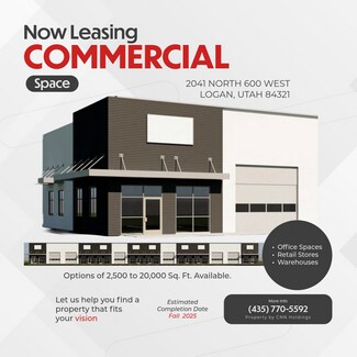 Plus de détails pour 2041 N 600 W, Logan, UT - Bureau/Local commercial à louer