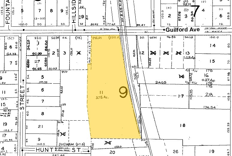 501 Guilford Ave, Greensboro, NC à vendre - Plan cadastral – Image 2 sur 12
