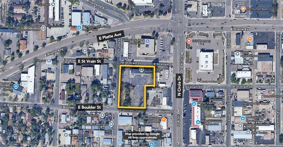 2712 E Boulder St - Redevelopment Opportunity!, Colorado Springs, CO à vendre - Photo de l’immeuble – Image 2 sur 4