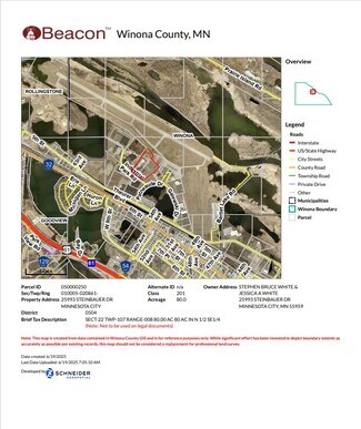 Plus de détails pour 5676 Industrial Park Rd, Winona, MN - Local d'activités à louer