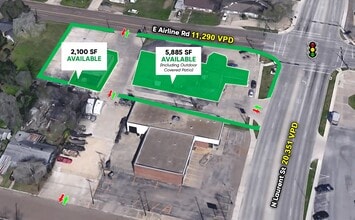 1205 E Airline Rd, Victoria, TX - VUE AÉRIENNE vue de carte